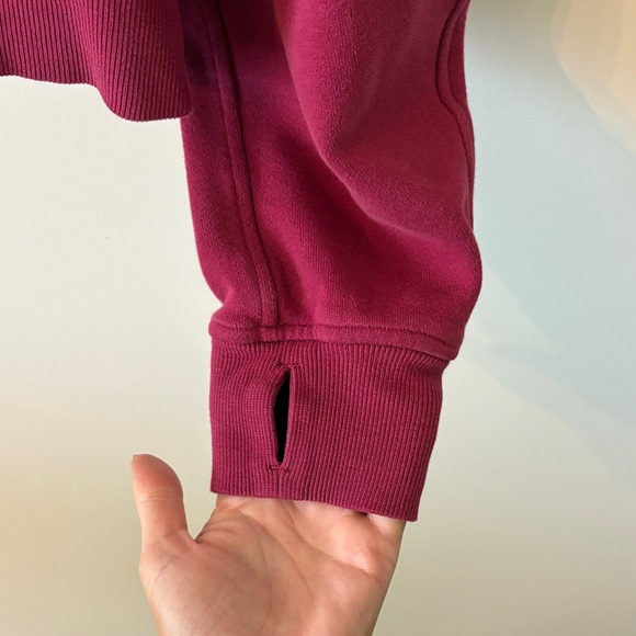 Lululemon Berry Half-Zip Hooded Pullover - Picture 8 of 8